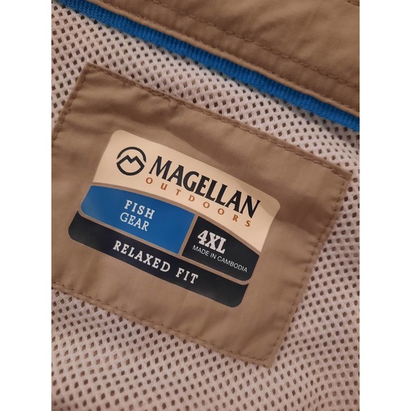 Magellan Men's 4XL Relaxed Fit Fish Gear Shirt - Picture 6 of 9